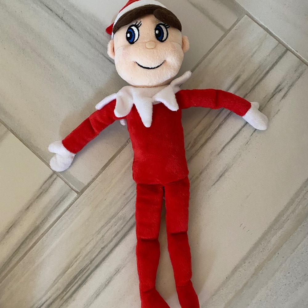 plush elf on the shelf